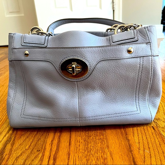 Coach Handbags - Coach light blue handbag